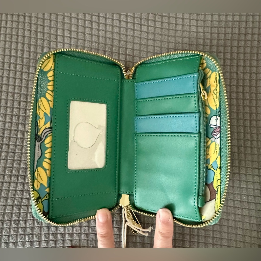 Loungefly Dreamworks Shrek & Donkey Sunflower Fields Mini Backpack & Wal… - Picture 13 of 13